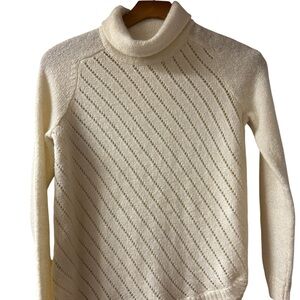 Lou & Grey Cream Cowl Neck Sweater